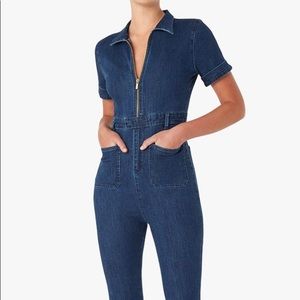 WEWOREWHAT Denim Jumpsuit
